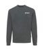 Unisex adult denali recycled cotton undyed sweatshirt heather anthracite heather Iqoniq-1