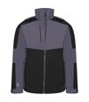 Dare 2B Mens Emulate Waterproof Jacket (Black/Ebony Grey)