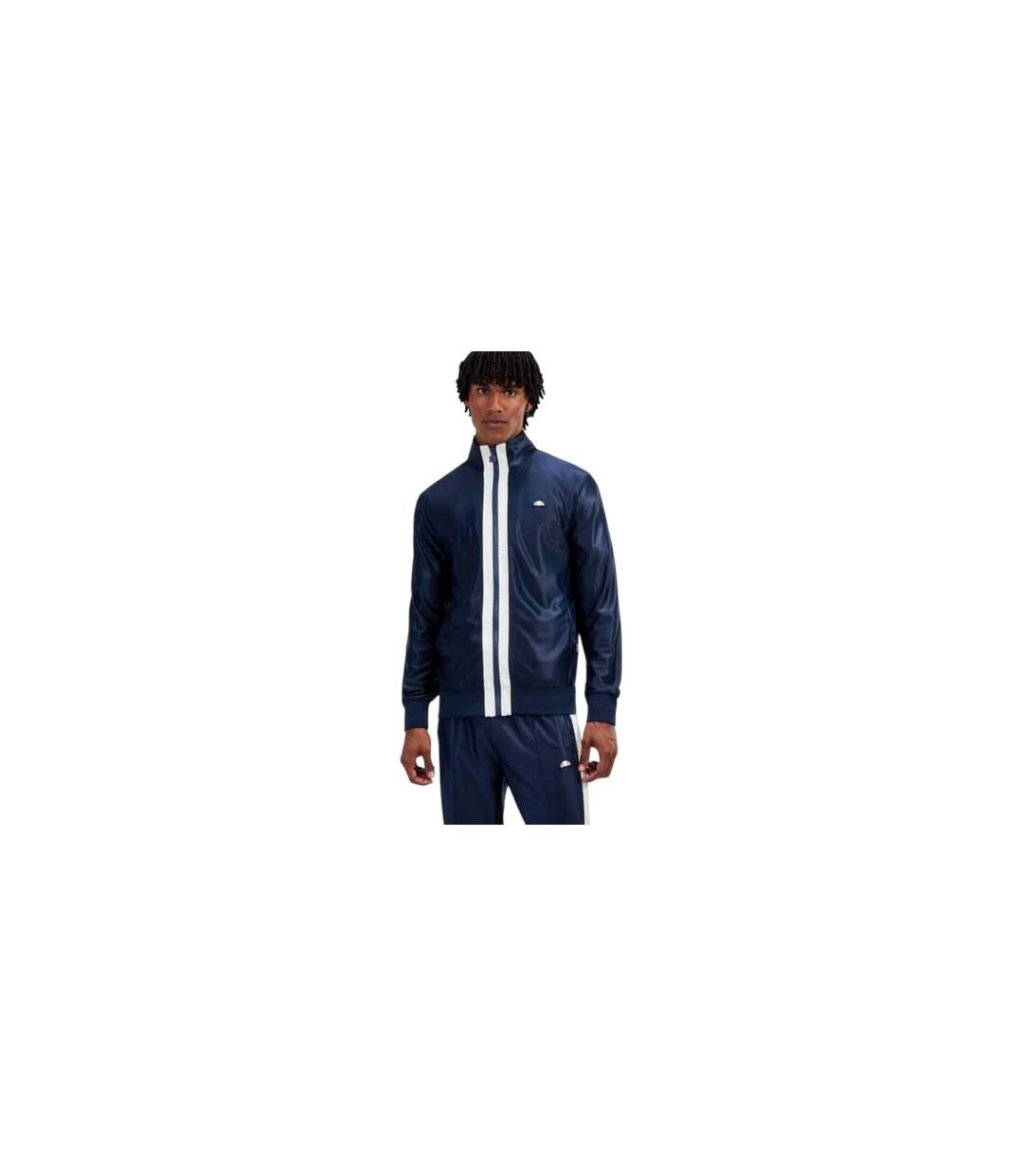 Mens Fleece Track Top Navy Ellesse-1