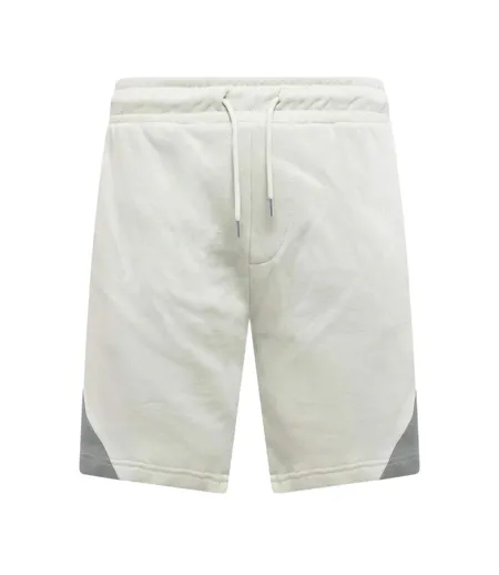 Mens Castlebay Sweat Shorts Light Olive Crosshatch