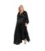 Robe Portefeuille Femme Noir Lovedrobe-4