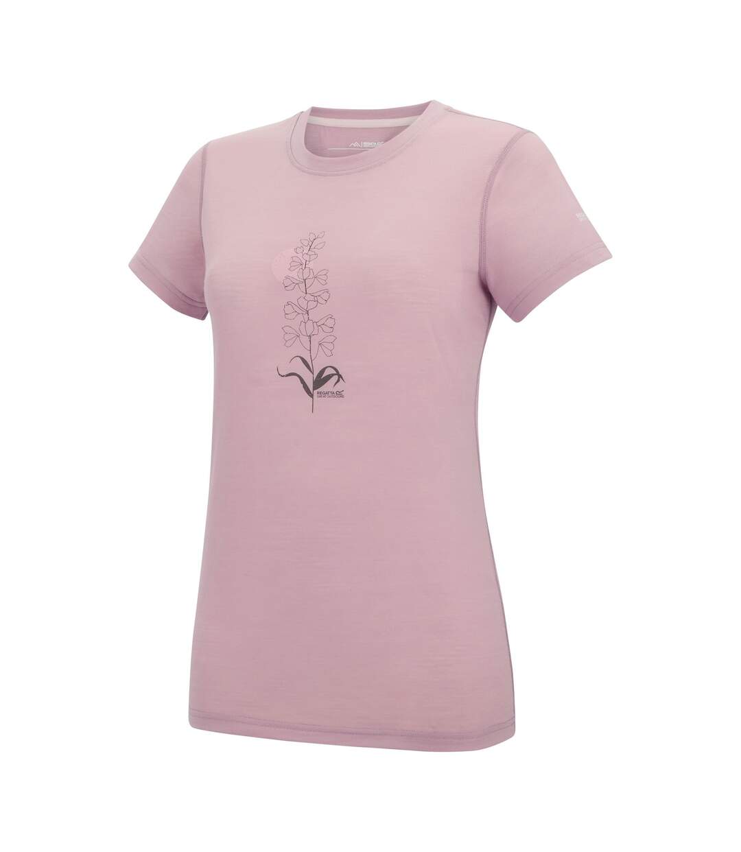 T-shirt Motif/style Fleur Escade Femme Lilas Clair Regatta-4