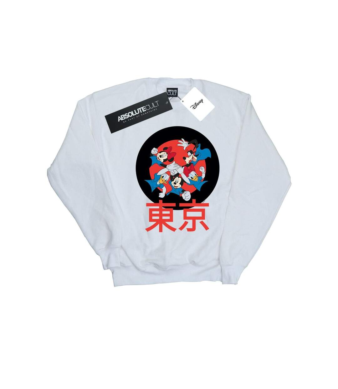 Disney Sweatshirt Mickey Mouse Team Huddle - Femmes/Dames (Blanc) - UTBI28272-1