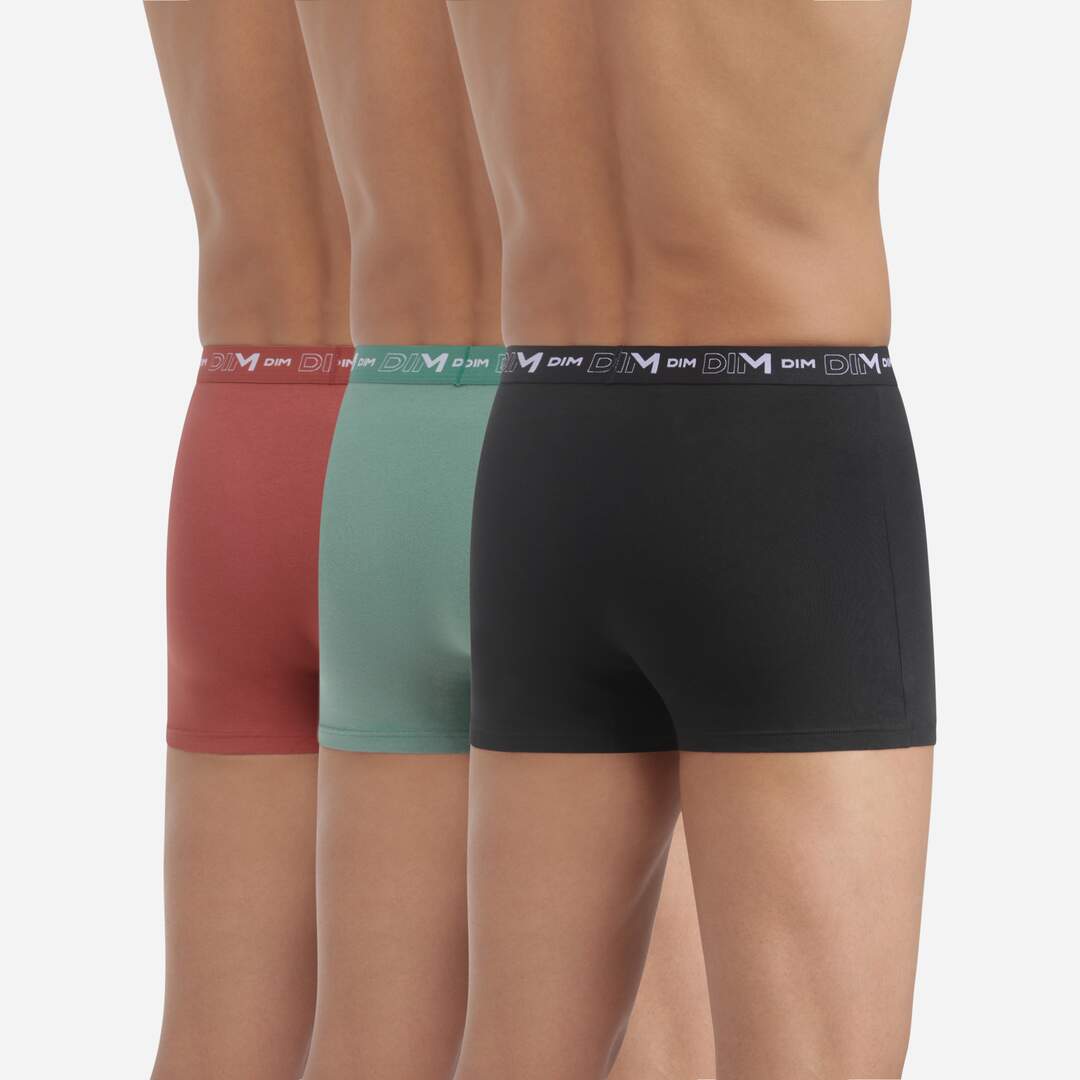 Lot de 3 Boxers Coton Strech