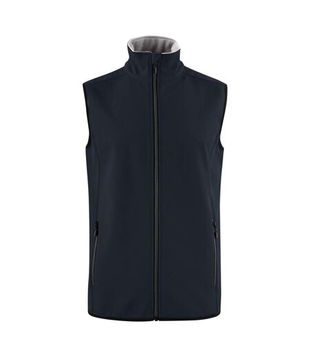Veste Sans Manches Trial Homme Bleu Marine Foncé Printer