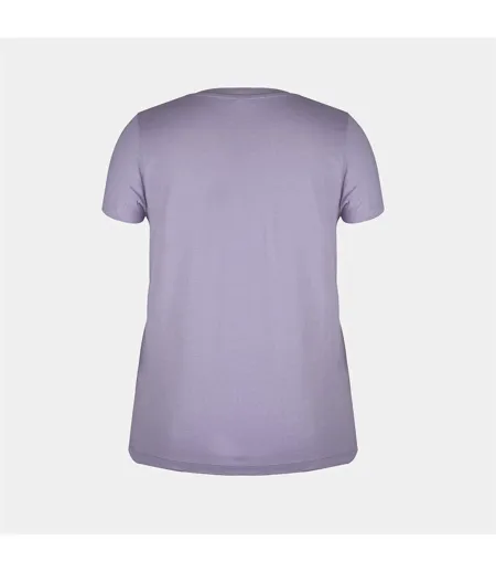 T-shirt Motif/style Uni Femme Lilas Slazenger