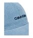 Casquette De Baseball Motif/style Logo Brodé Homme Bleu Clair Calvin Klein-3