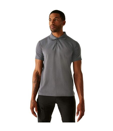 Mens Pique Polo Shirt Grey Regatta Professional