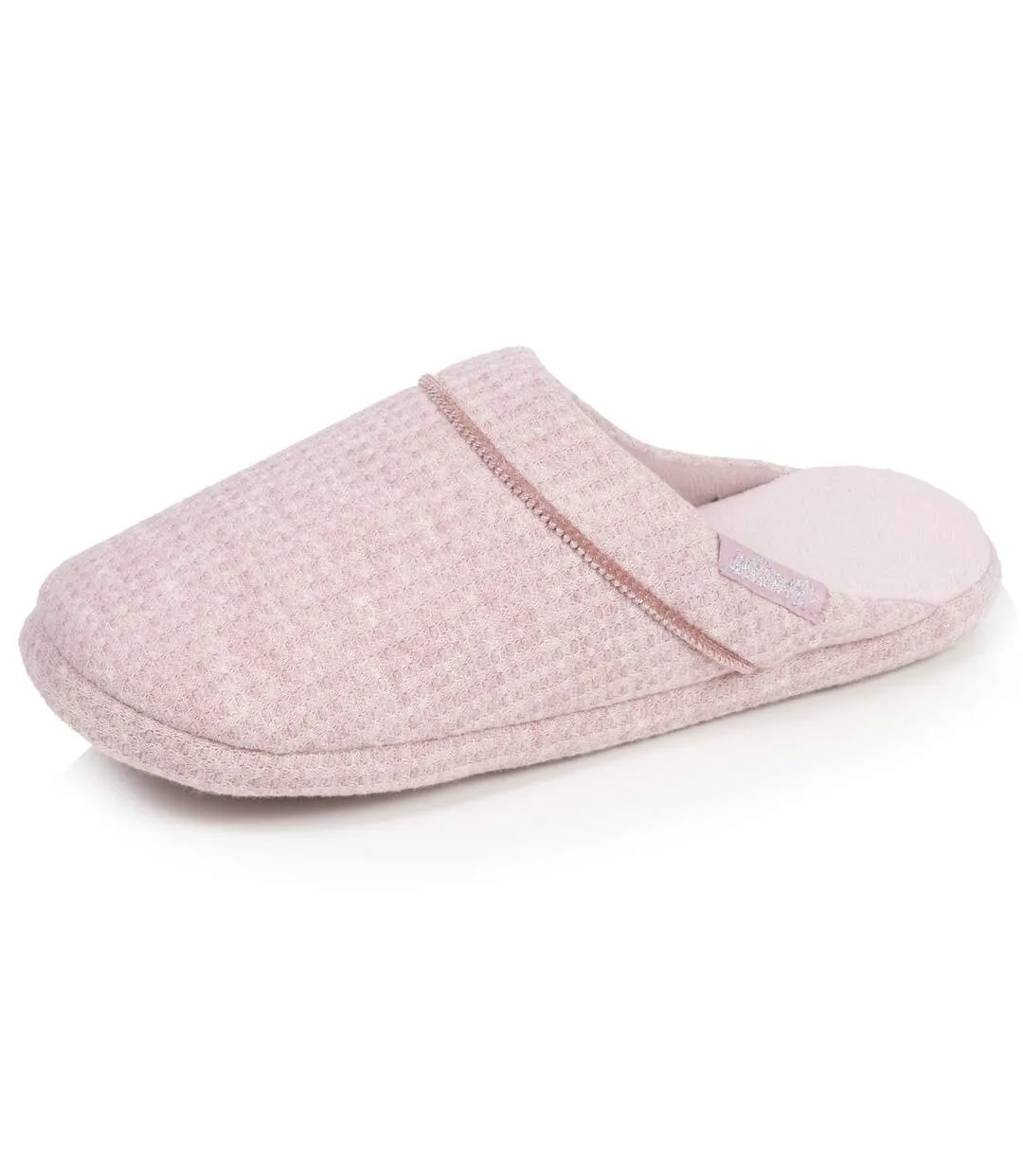 Isotoner Chaussons extra-light Mules femme maille nid d'abeille, semelle gomme antidérapante-1