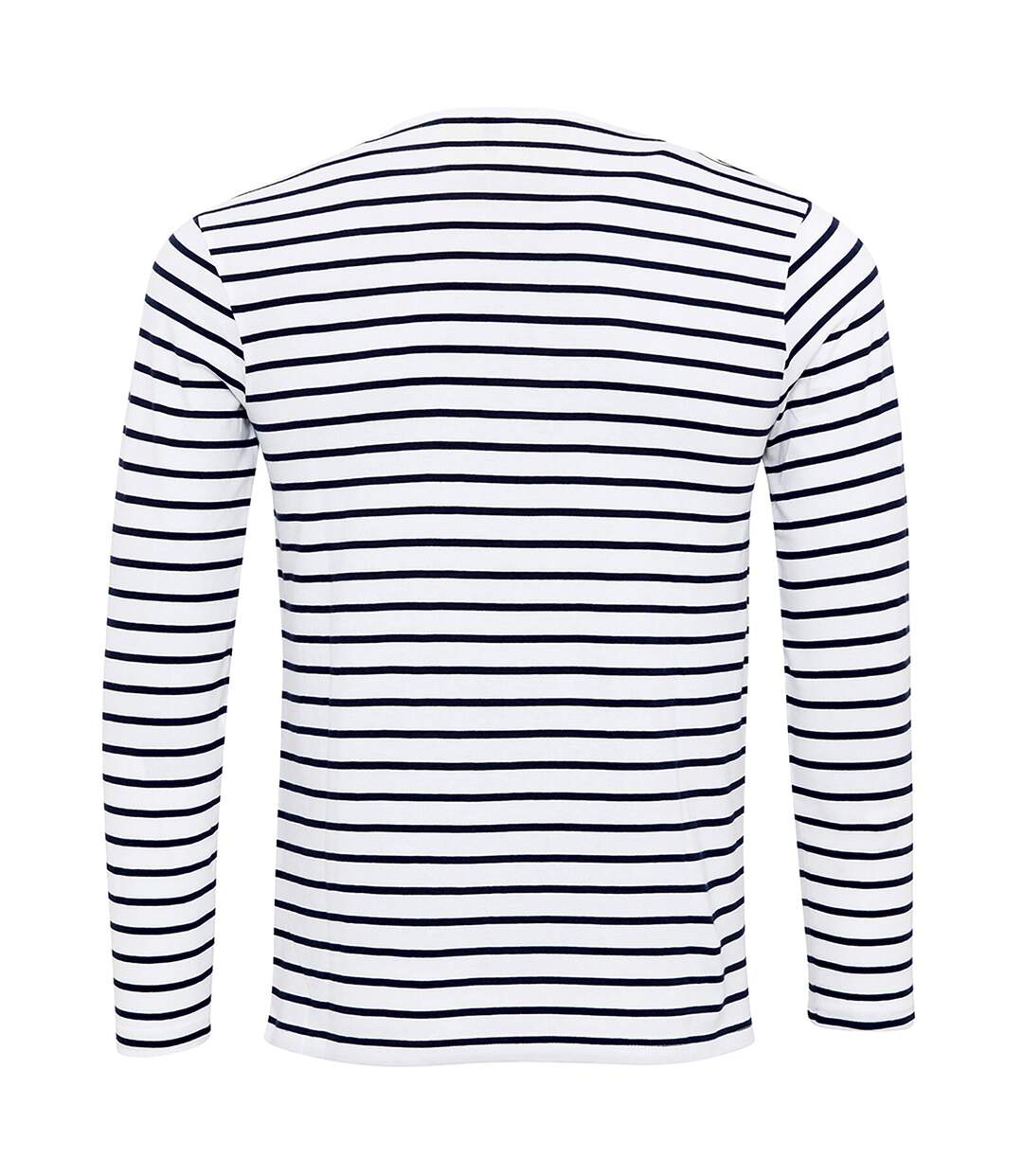 Premier - T-shirt à manches longues - Homme (Blanc/Bleu marine) - UTRW6235