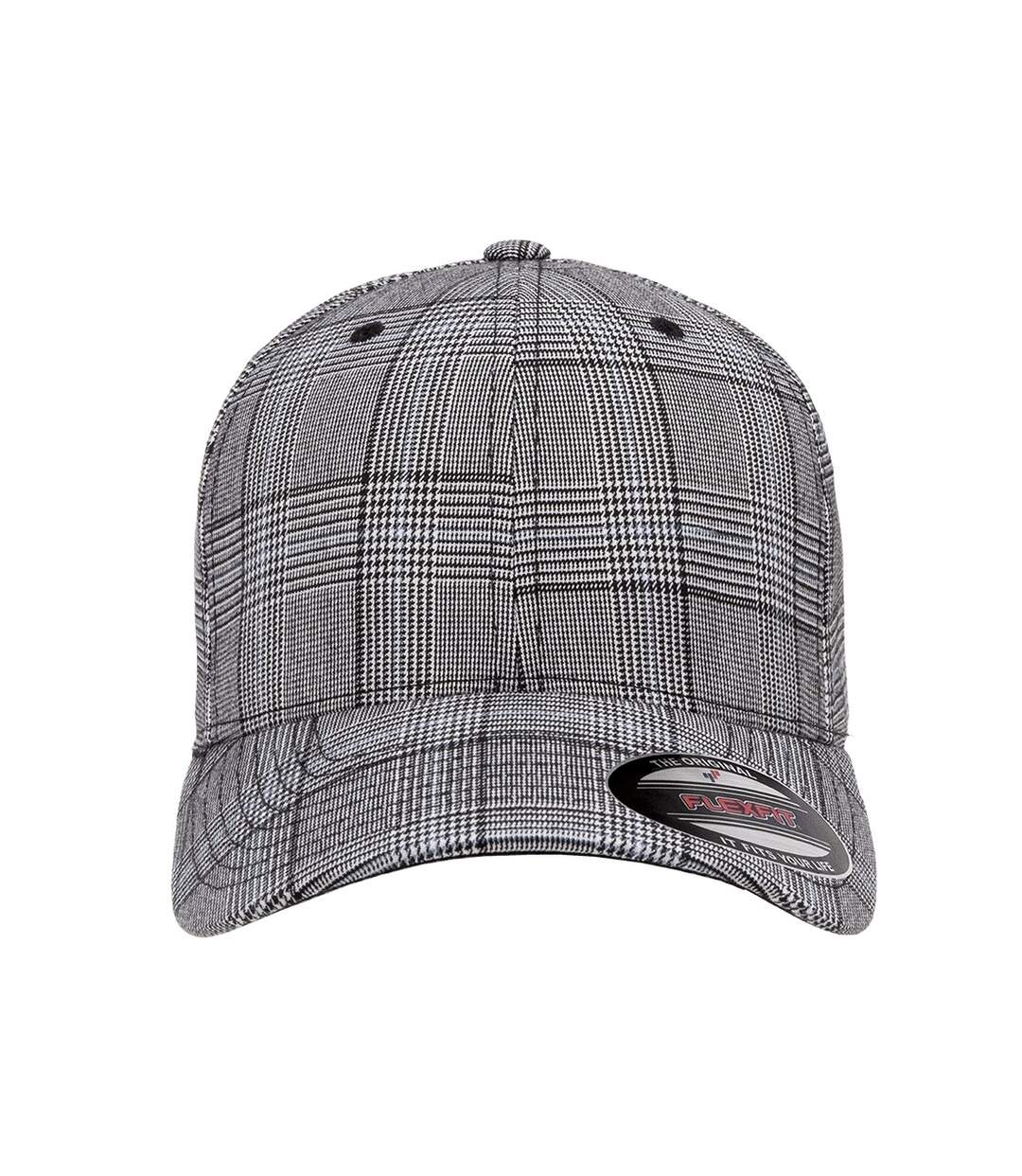 Casquette flexfit noir / blanc Yupoong-1