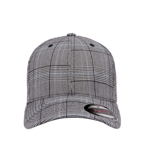 Flexfit By Yupoong Glen Check Cap (Black/White) - UTRW7538