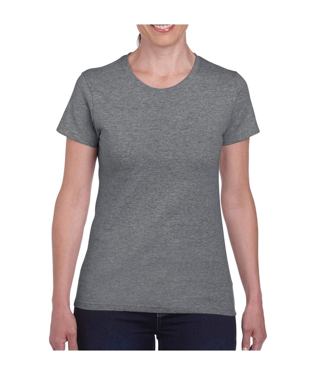 T-shirt Femme Graphite Gildan-1
