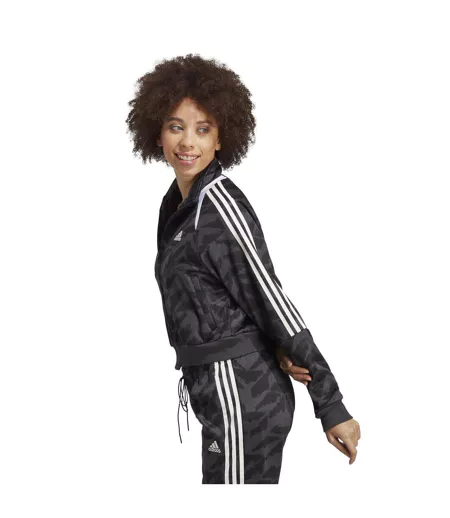 Veste De Survêtement Tiro Suit Up Lifestyle Femme Gris Blanc Adidas