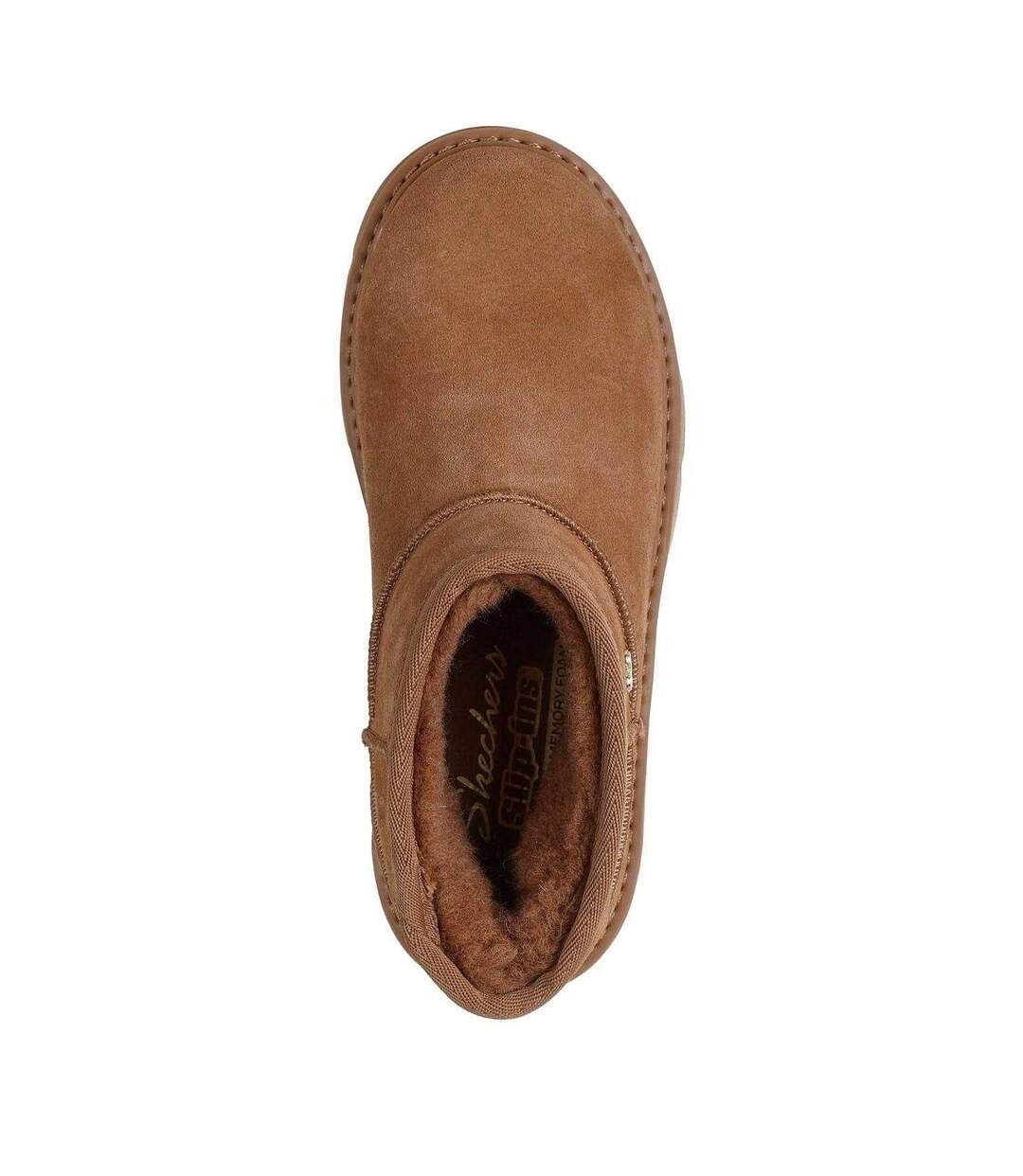 Bottines Cozy Femme Marron Gris Skechers-3
