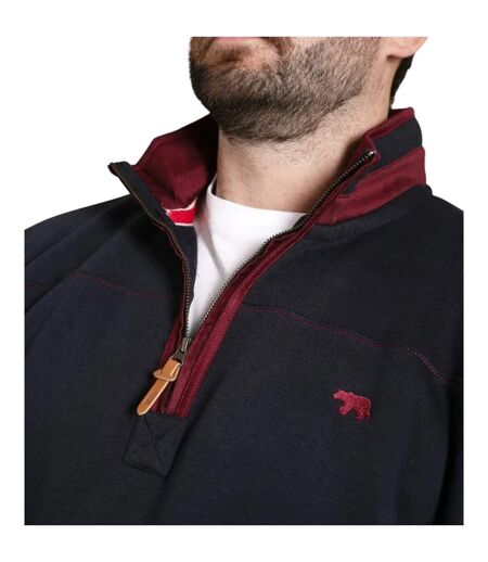 Haut Polaire D555 Leicester Homme Bleu Marine Duke