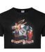 Unisex Adult Crowded House Fan Banner T-shirt Black Amplified-3