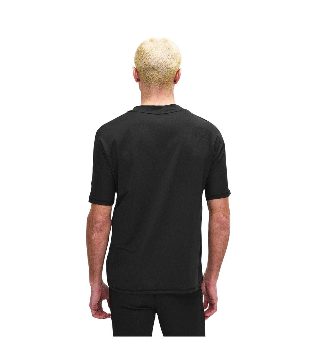T-shirt Entraînement Motif/style Logo En Caoutchouc Homme Noir Couture Club-4