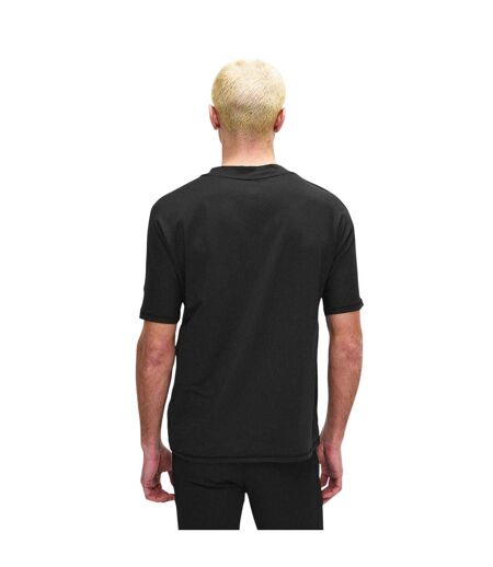 T-shirt Entraînement Motif/style Logo En Caoutchouc Homme Noir Couture Club