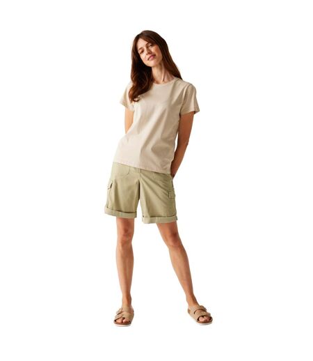 Womens/ladies Shorebella Shorts White Pepper Regatta
