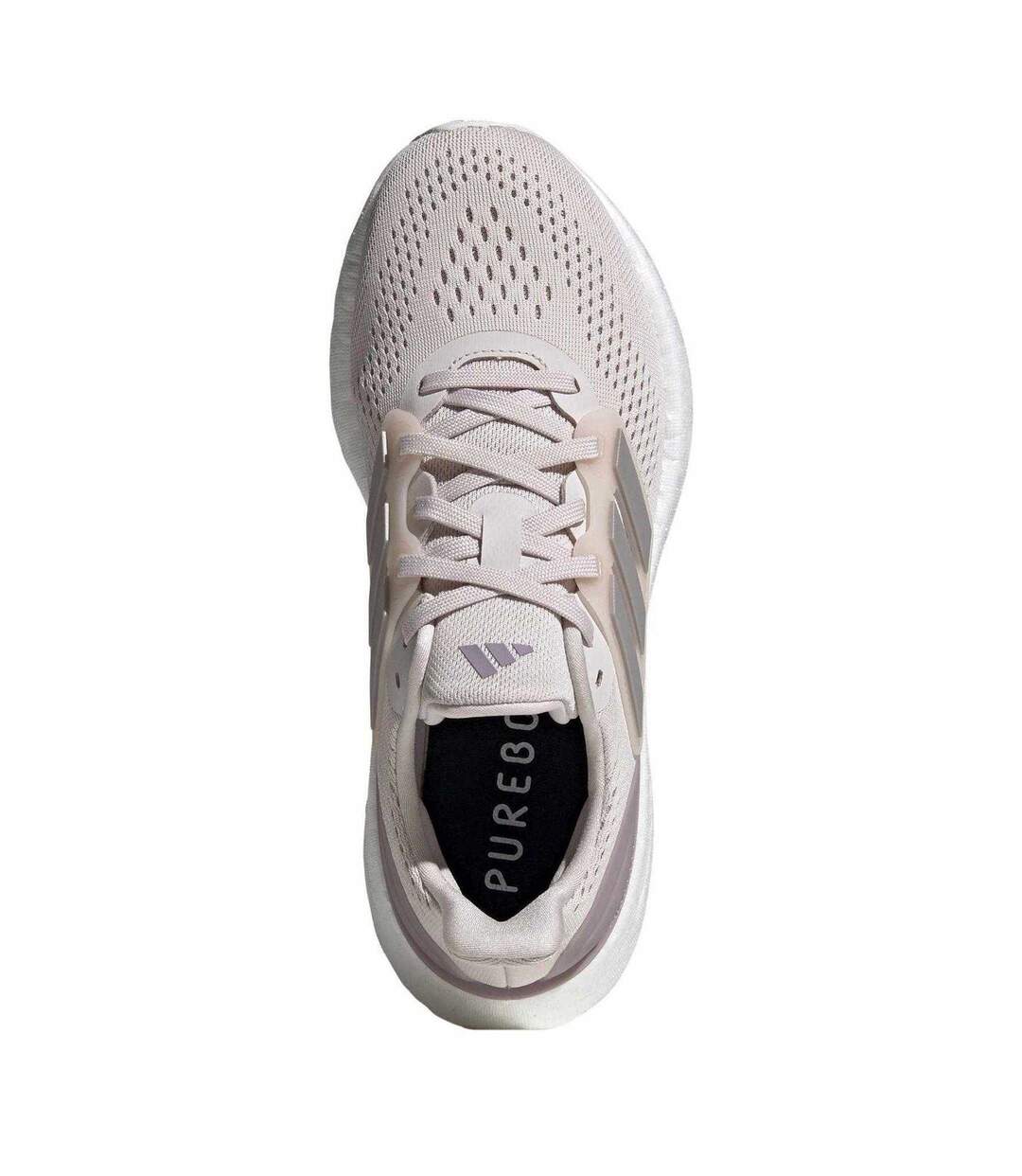 Womens/ladies Pureboost 23 Shoes Putty Adidas-4