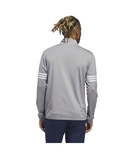 Haut De Survêtement Motif/style 3 Rayures Homme Gris Adidas