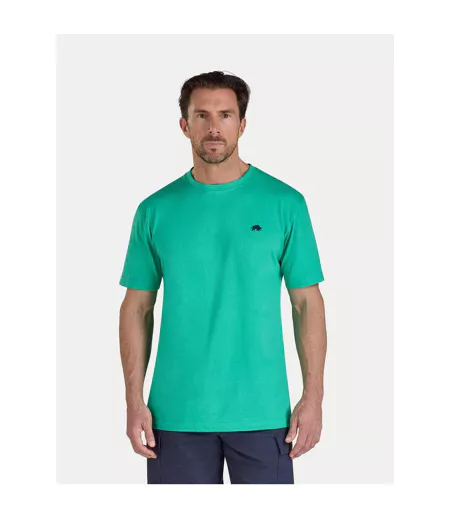 Mens Classic Organic T-shirt Green Raging Bull