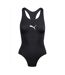 Maillot De Bain 1 Pièce Style Logo Femme Noir Puma-2