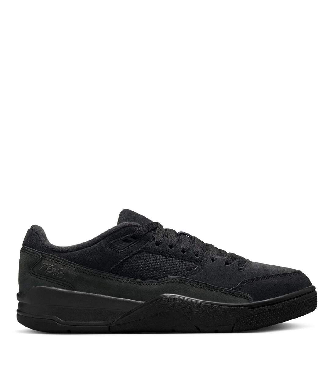 Mens Air Jordan Mesh Basketball Shoes Black Grey Nike-1