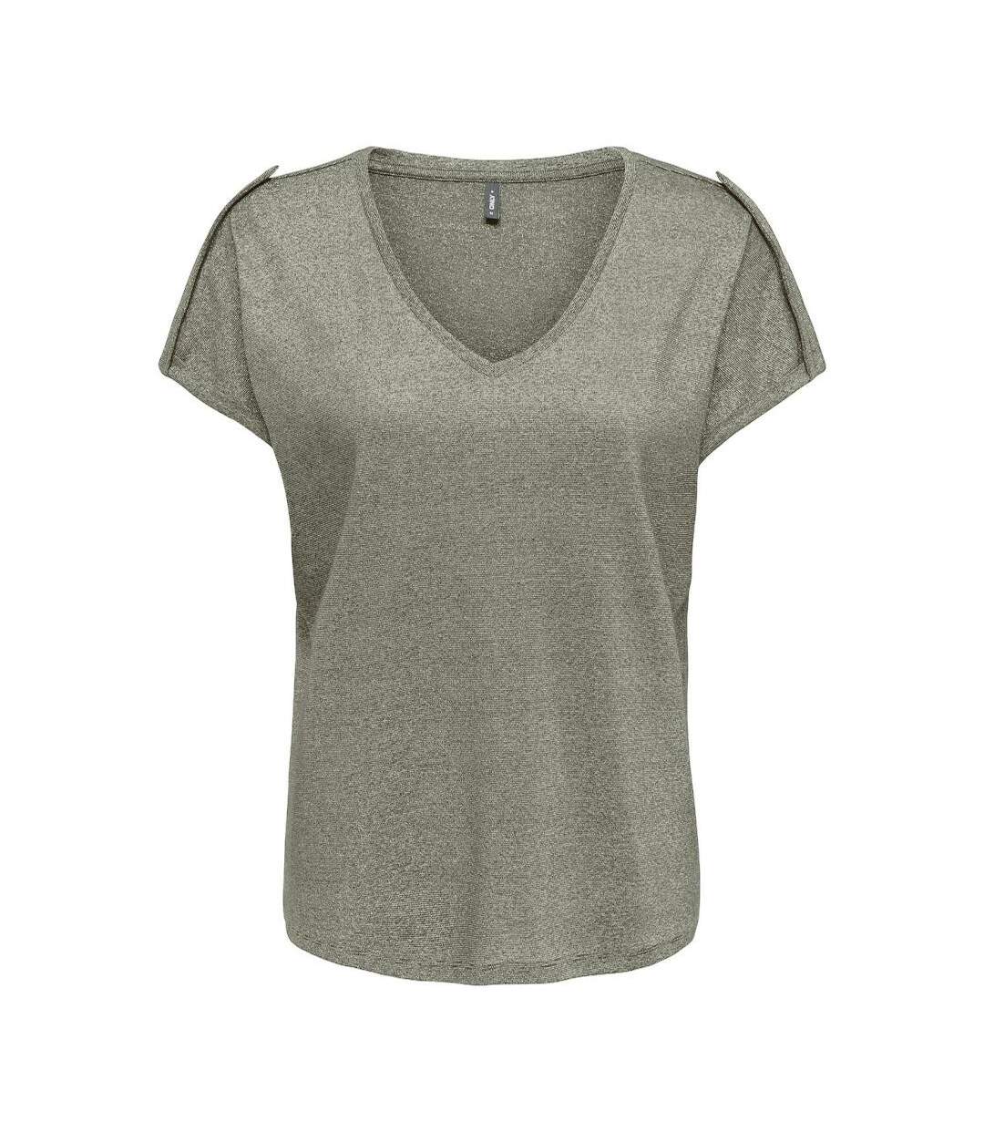 T-Shirt vert femme only rabi-1