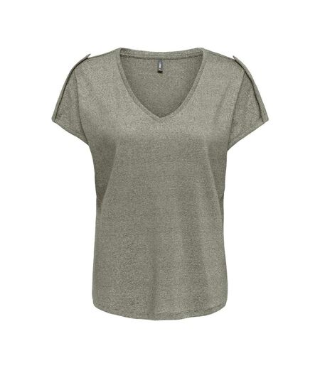 T-Shirt vert femme only rabi