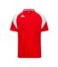 Maillot rouge/blanc homme kappa loreto-1