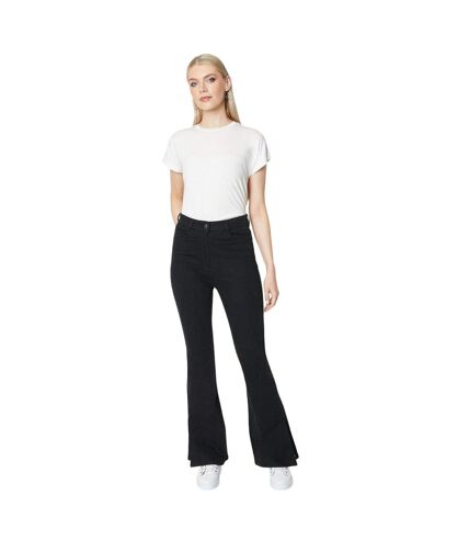 Womens/ladies flared jeans black Principles