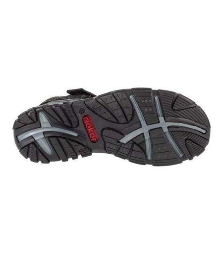 Sandales Style Détail Contrasté Femme Bleu Rieker