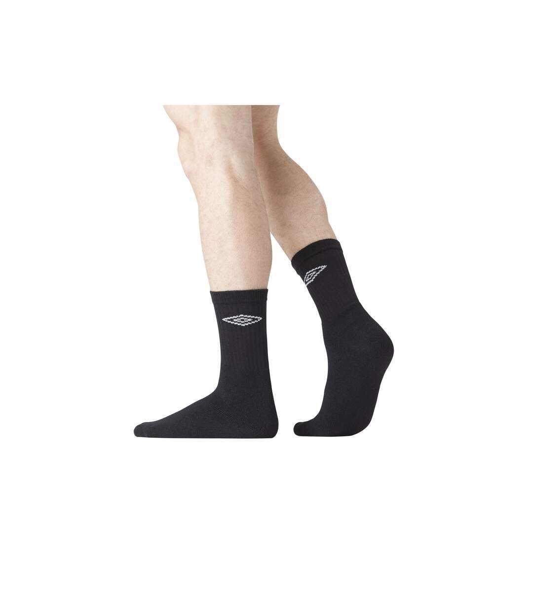 Lot de 20 Paires de Chaussettes Tennis homme Noir Umbro