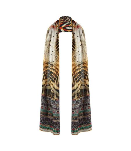 Écharpe Motif/style Aigle Taille Unique Marron Inoa