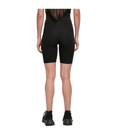 Build Your Brand Womens/Ladies High Waist Cycling Shorts (Black)