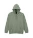 Sweat À Capuche Homme Vert De Gris Gildan-2