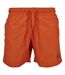 Short De Bain Motif/style Bloc Homme Rouille Urban Classics-1