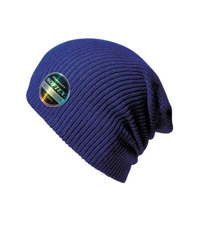 Unisex adult softex beanie royal blue Result Core