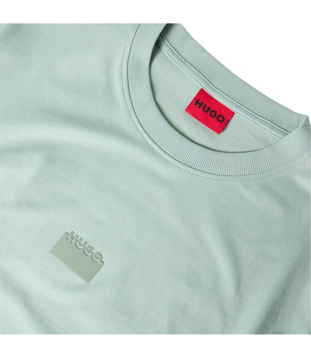 T-shirt Delastee Homme Vert Hugo Boss-3