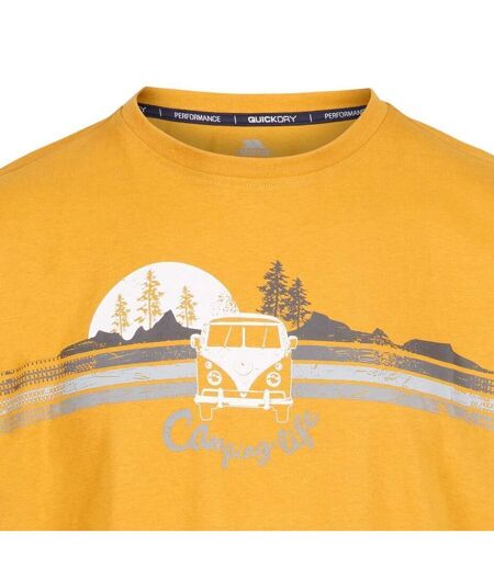 T-shirt cromer homme jaune vif Trespass