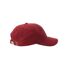 Casquette De Baseball Motif/style 6 Panneaux Fam-s Adulte Rouge Foncé Atlantis Headwear-4
