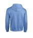 Unisex adult heavy blend full zip full zip hoodie carolina blue Gildan