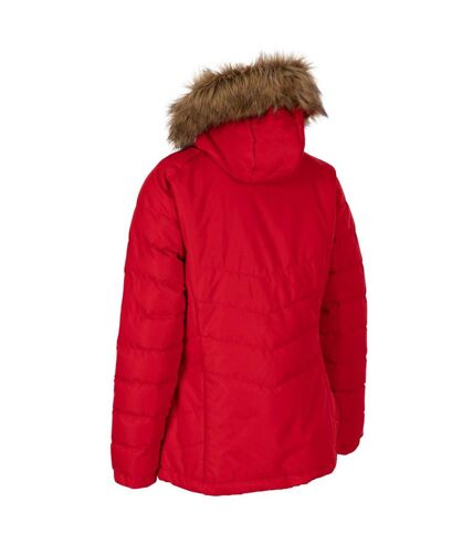 Womens/ladies nadina waterproof padded jacket red Trespass