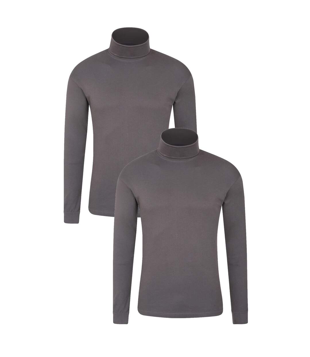Mountain Warehouse Mens Meribel Thermal Top (Pack of 2) (Gray)
