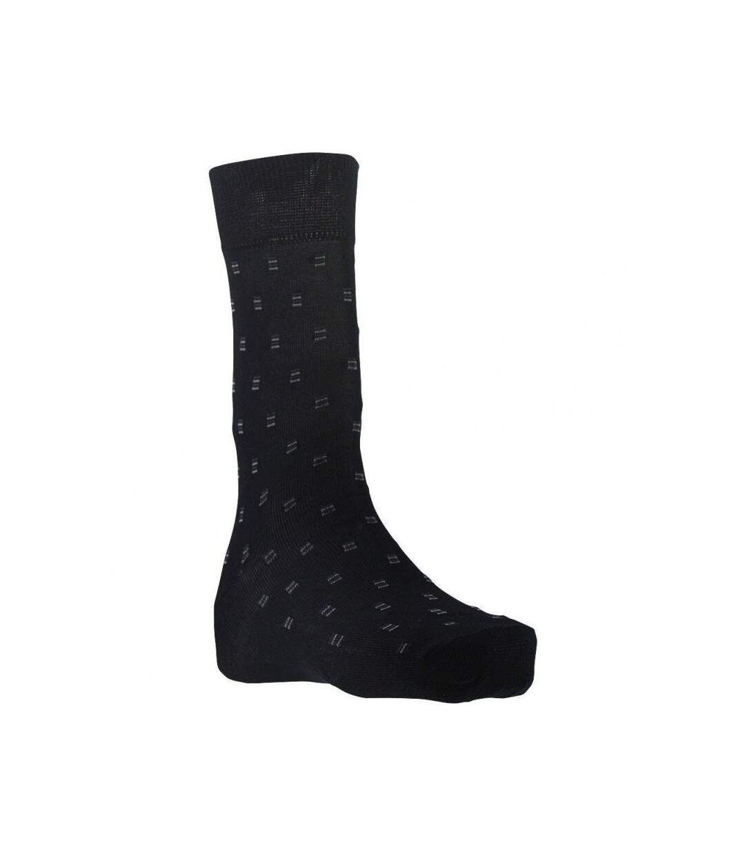 LANDSFORD Chaussettes Homme Fil d'Ecosse PETITSTRAITS Noir-1