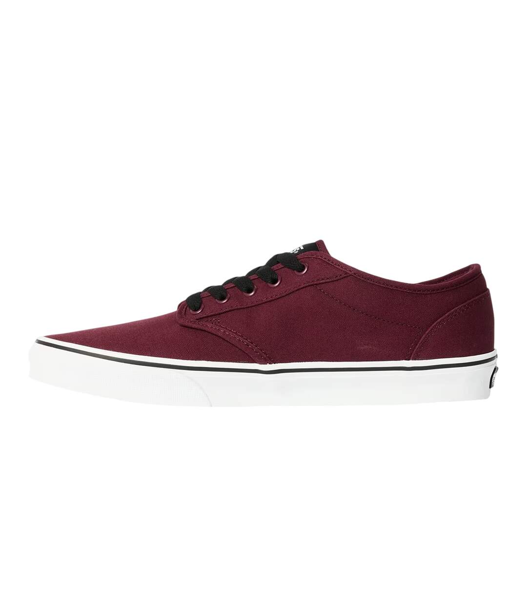 Mens Atwood Canvas Trainers Oxblood Vans-2