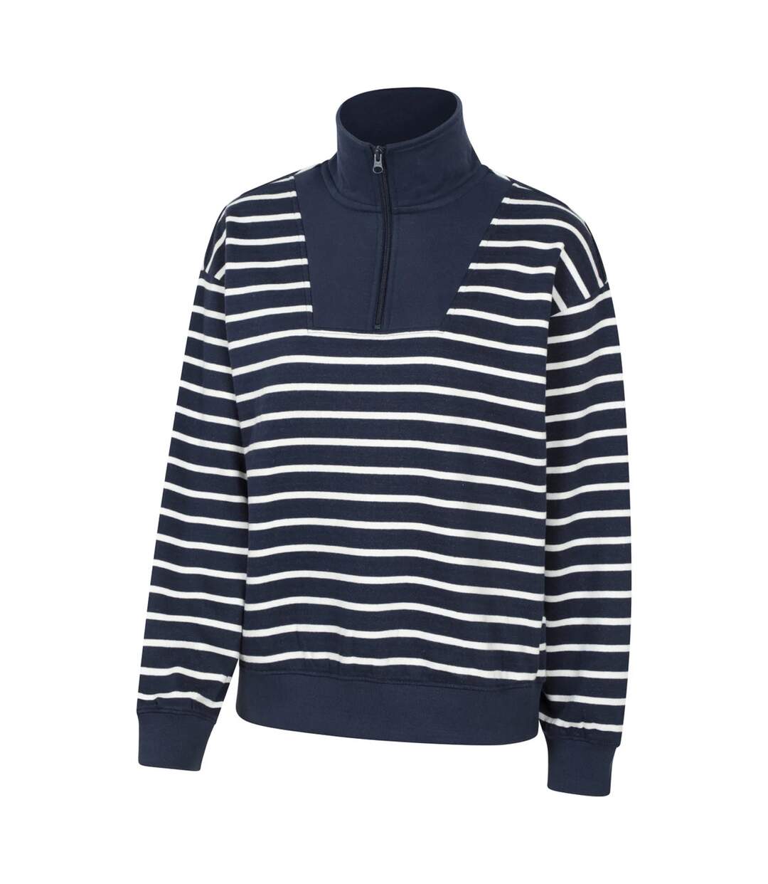 Womens/ladies Naiper Drop Shoulder Sweatshirt Navy Mountain Warehouse-4