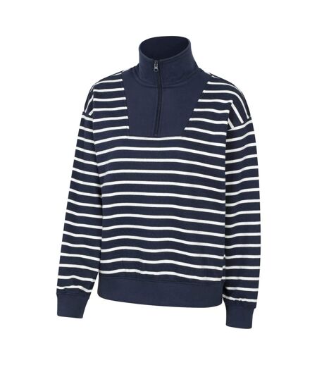 Womens/ladies Naiper Drop Shoulder Sweatshirt Navy Mountain Warehouse